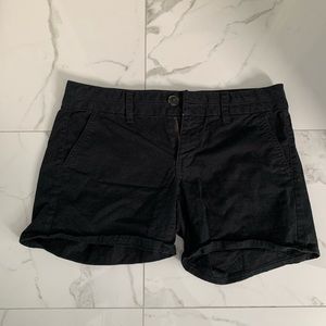 American eagle black shorts